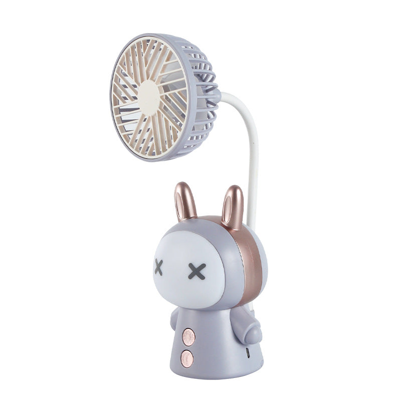 Unisex Creative Mini-Handheld Fan with Flexible Tilt Arm Bowlift