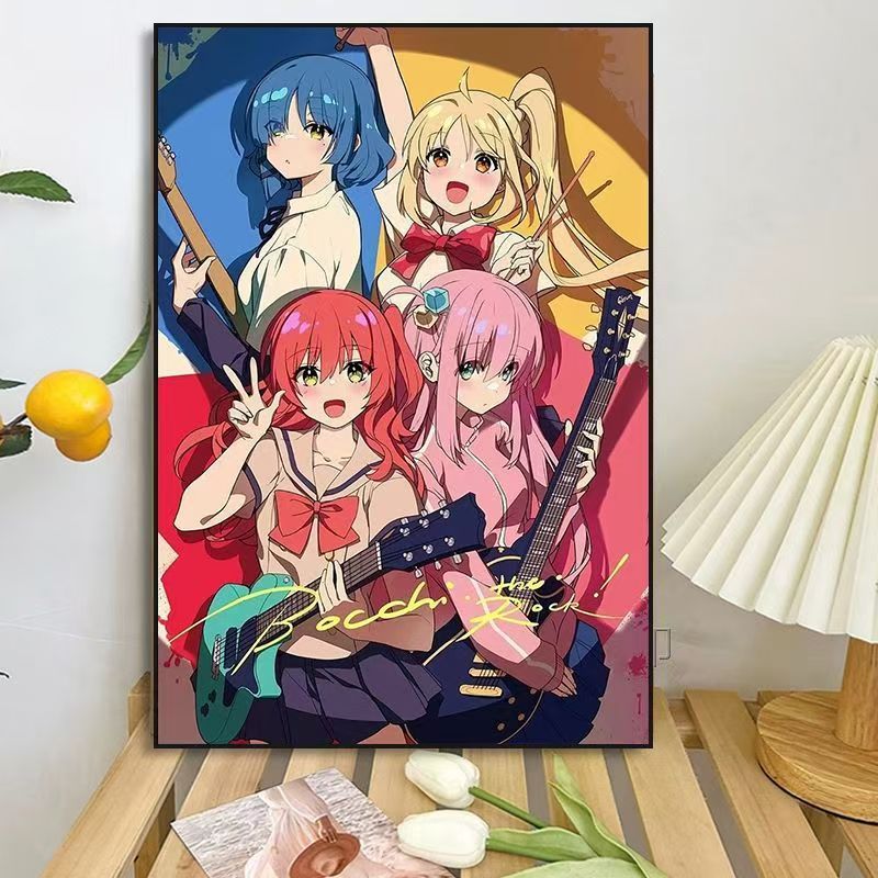 Anime-Inspired Character Wall Art Print Bowlift