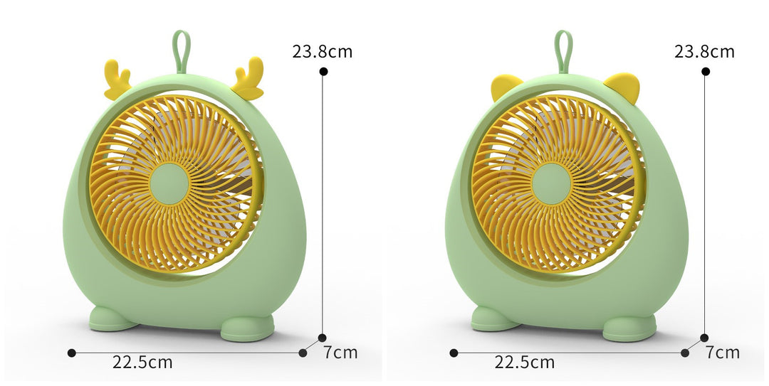 Women's Portable Mini Fan in Kawaii Animal Design Bowlift