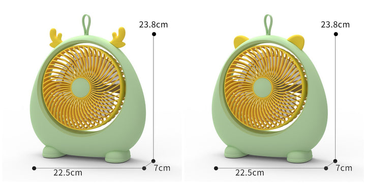 Women's Portable Mini Fan in Kawaii Animal Design Bowlift
