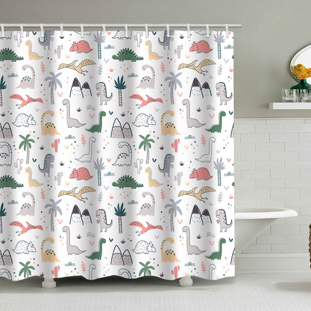 Nautical-Themed Shower Curtain Bowlift
