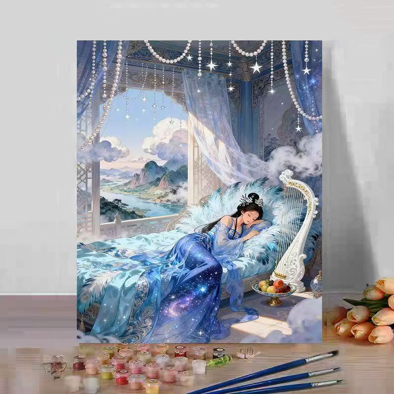 Fantasy Landscape Paint by Numbers Art Kit Bowlift