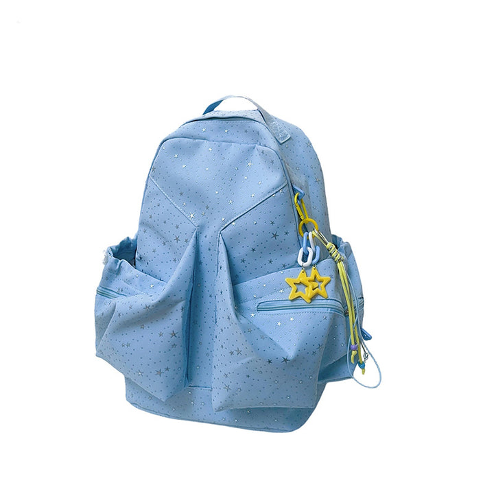 Starry Patterned Casual Backpack Bowlift