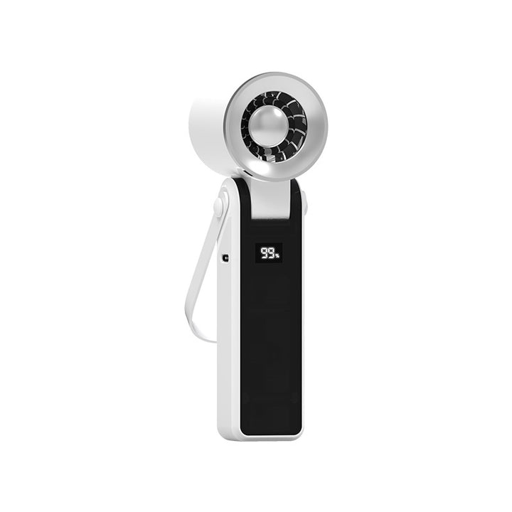 Unisex Portable Hand Fan with powerful battery display Bowlift