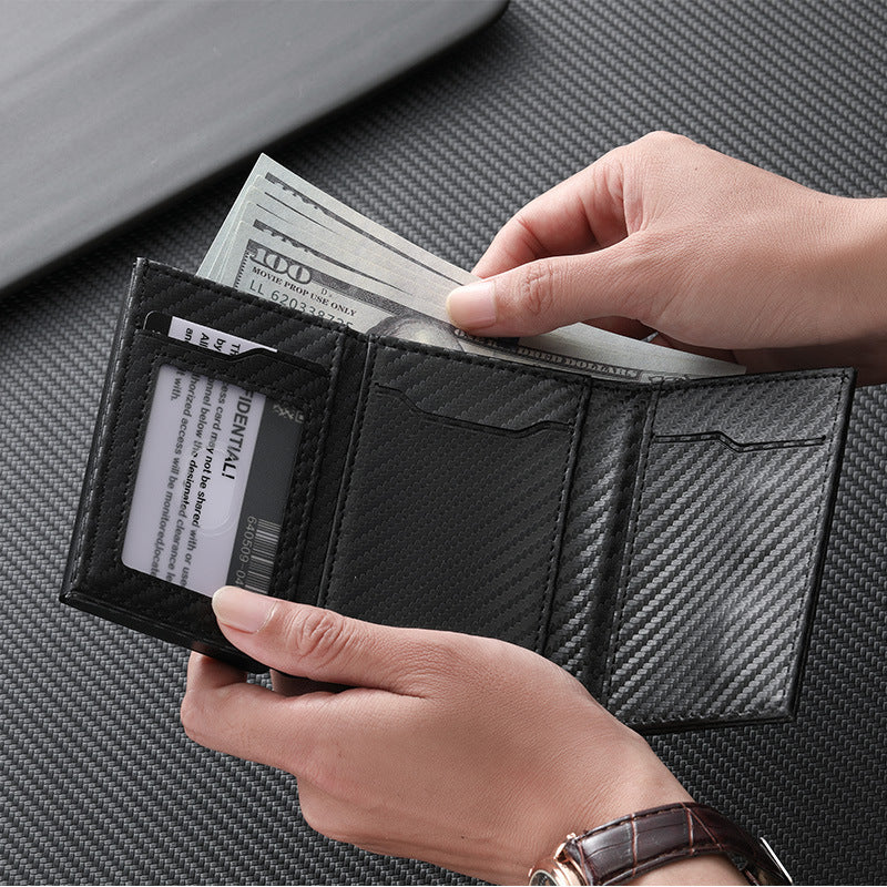 Carbon Fiber Zip Wallet Bowlift