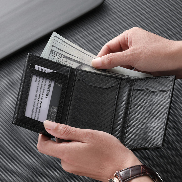 Carbon Fiber Zip Wallet Bowlift