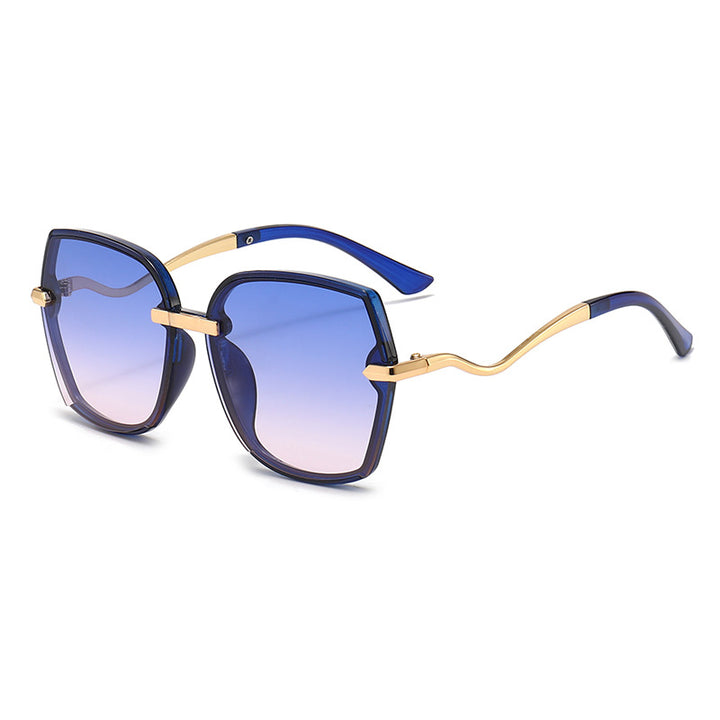 Oversized Geometric Sunglasses Modern Look