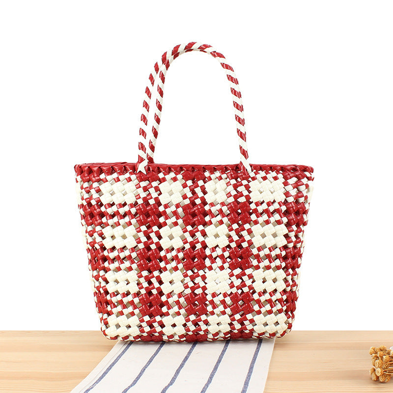 Large Tote Bag Made of Woven Material Bowlift