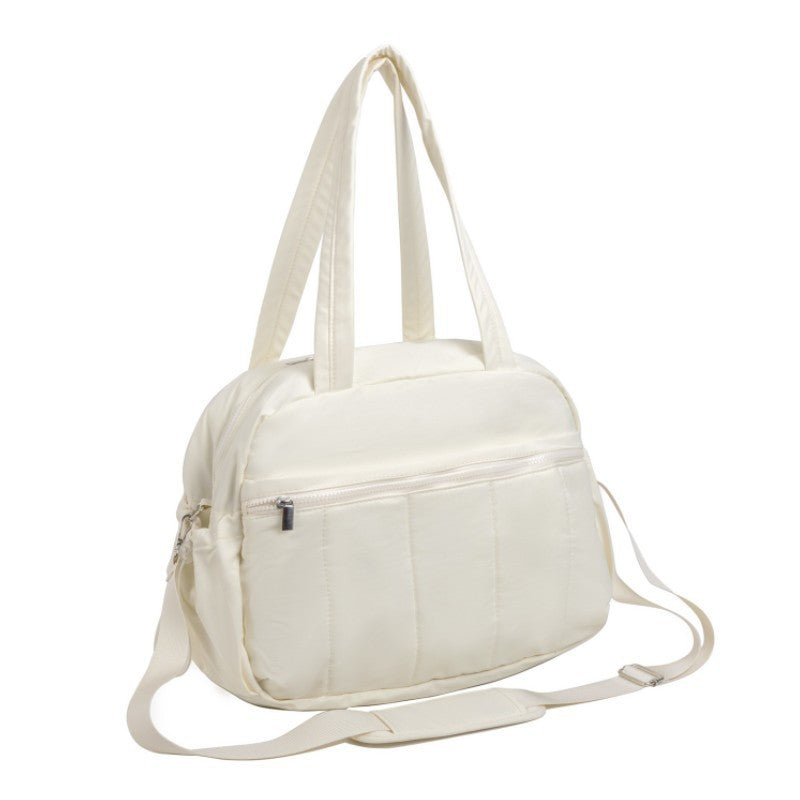 Multifunctional Tote Bag with Padded Interior and Removable Shoulder Strap Bowlift