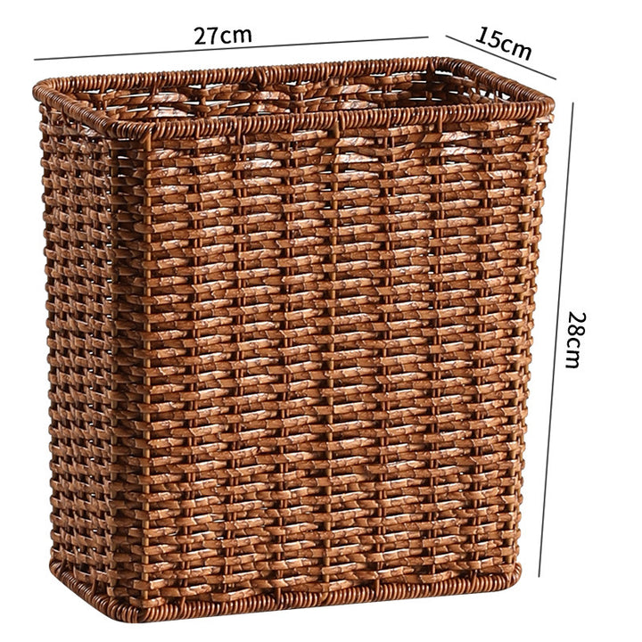 Unisex Rectangular Storage Basket made of handwoven material Bowlift