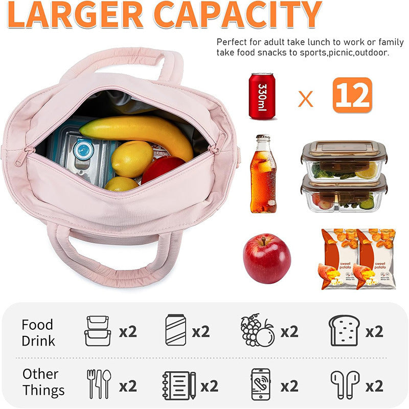 Multifunctional Padded Shoulder Bag Bowlift