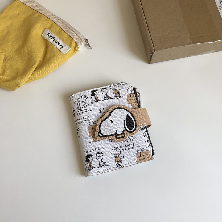 Cartoon-Themed Zip Wallet Bowlift