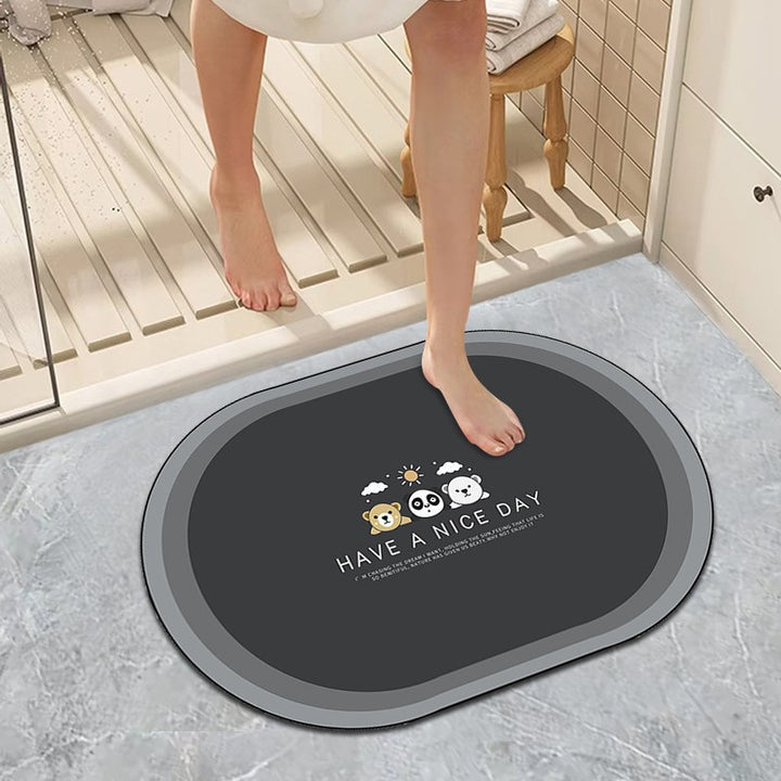Cute Cartoon Bath Mat Bowlift