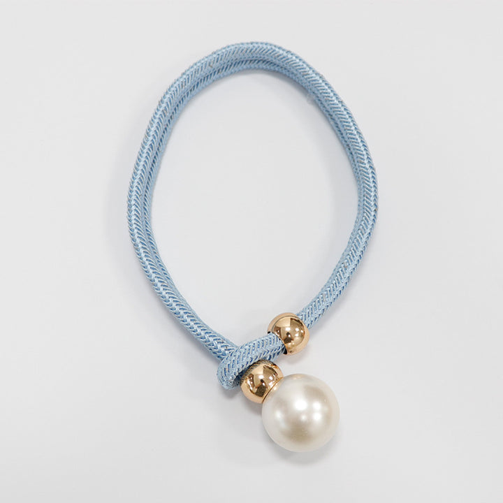 Elegant curtain tieback with decorative pearl Bowlift