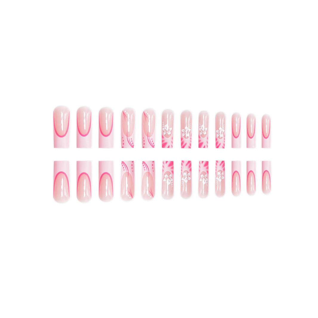 Artistic Press-On Nail Art Enhancements Bowlift