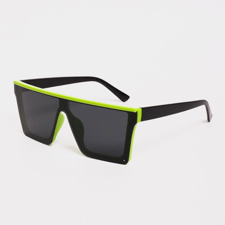 Women oversized sunglasses in futuristic design Bowlift