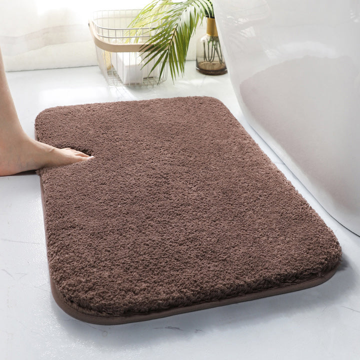 Plush Bath Mat Bowlift