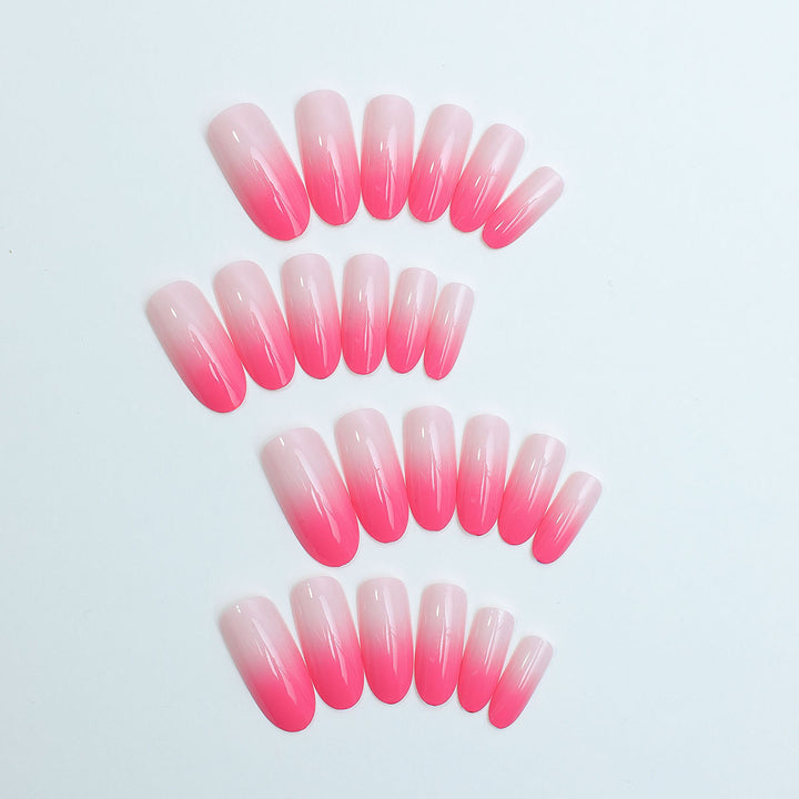 Elegant Ombre Press-On Nails Bowlift