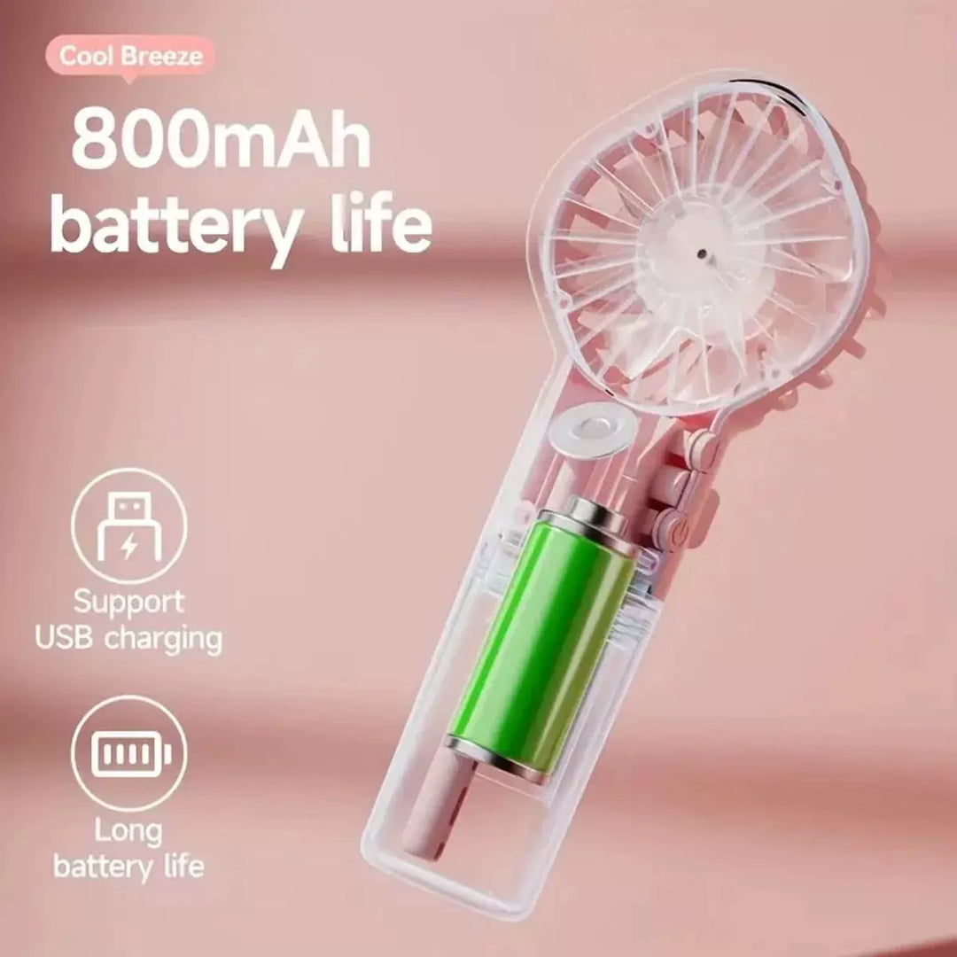 Unisex One Size rechargeable hand mister with removable clear water tank and adjustable air flow Bowlift