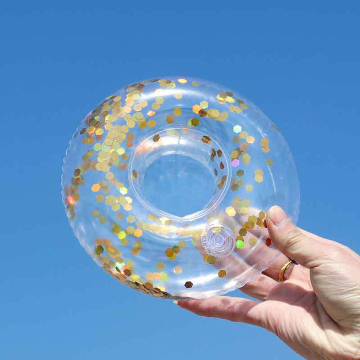 Ladies Inflatable Swimming Ring with Floral Design Bowlift