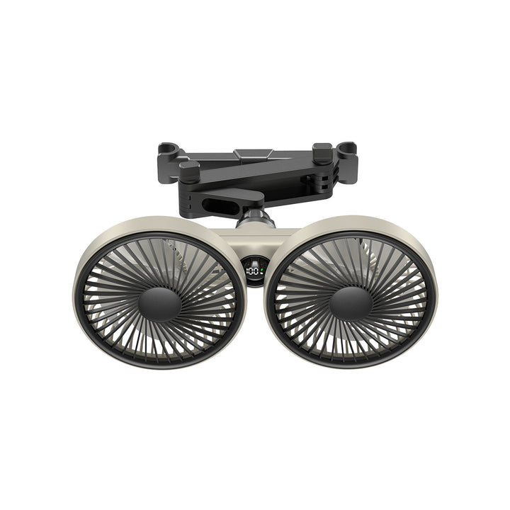 Unisex Dual-Head Clip-On Fan Bowlift
