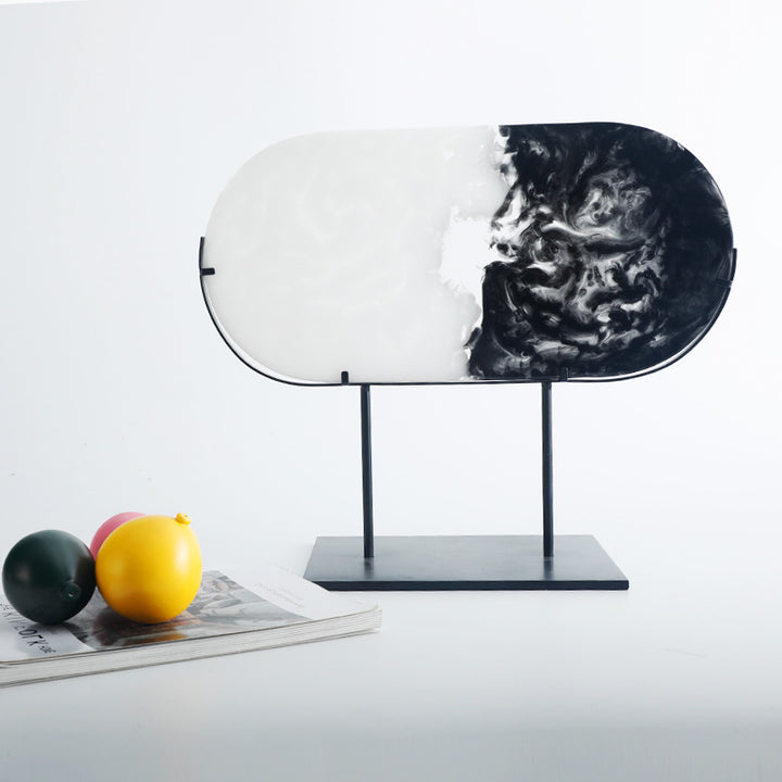 Abstract Decorative Resin Sculpture