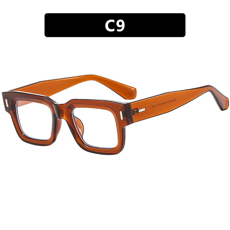 Ladies stylish square sunglasses with eye-catching leopard print Bowlift