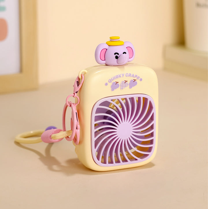 Ladies creative portable mini fan with cat motif Bowlift