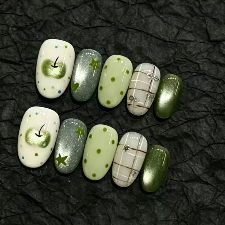 Artistic Press-On Nail Wraps Bowlift
