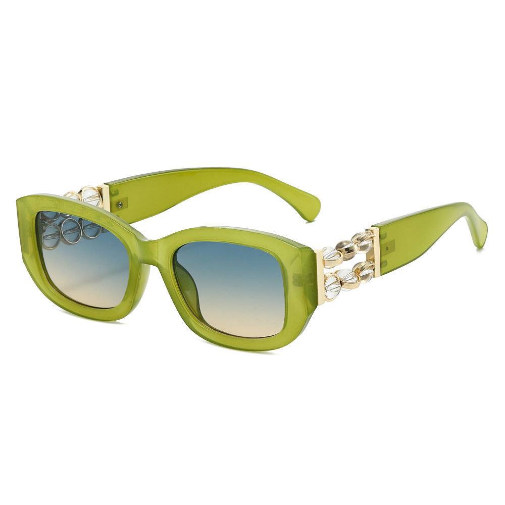 Decorative Square Frame Glasses Bowlift