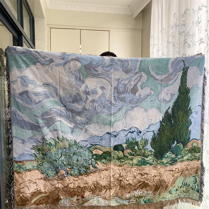 Decorative Artistic Tapestry Throw Blanket