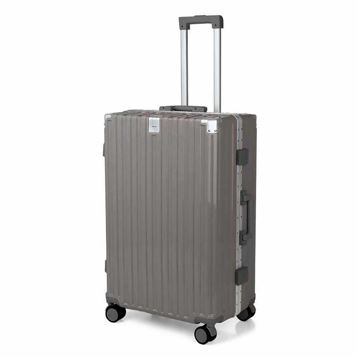 Rugged Hard-Shell Expandable Travel Suitcase Bowlift