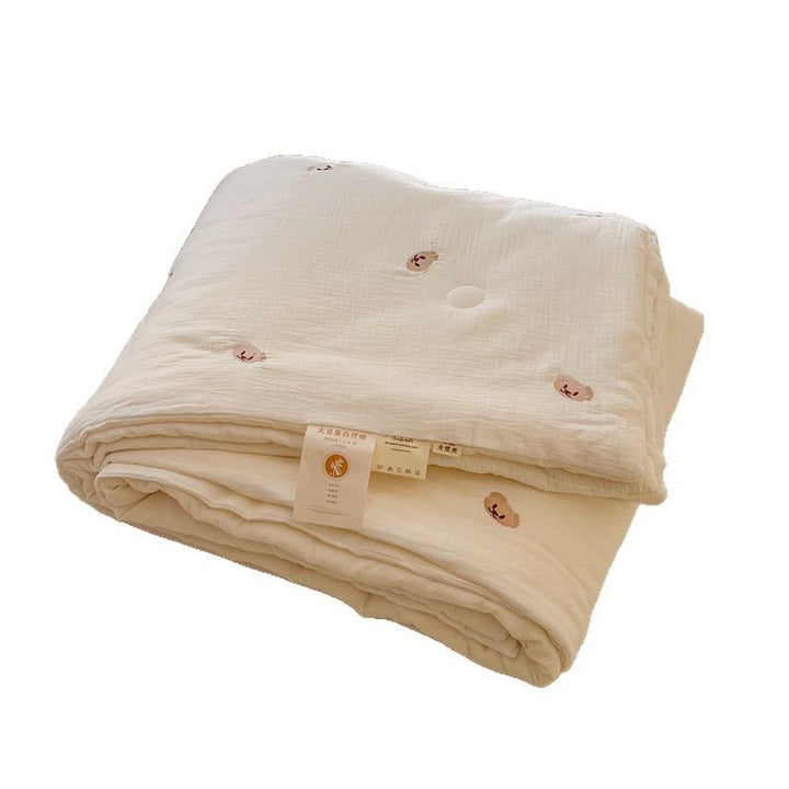 Women lightweight and breathable quilt with delicate floral patterns Bowlift
