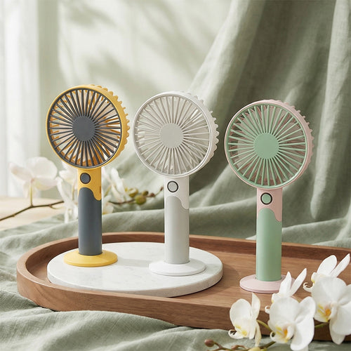 Ladies portable cooling fan with adjustable tilt angle Bowlift