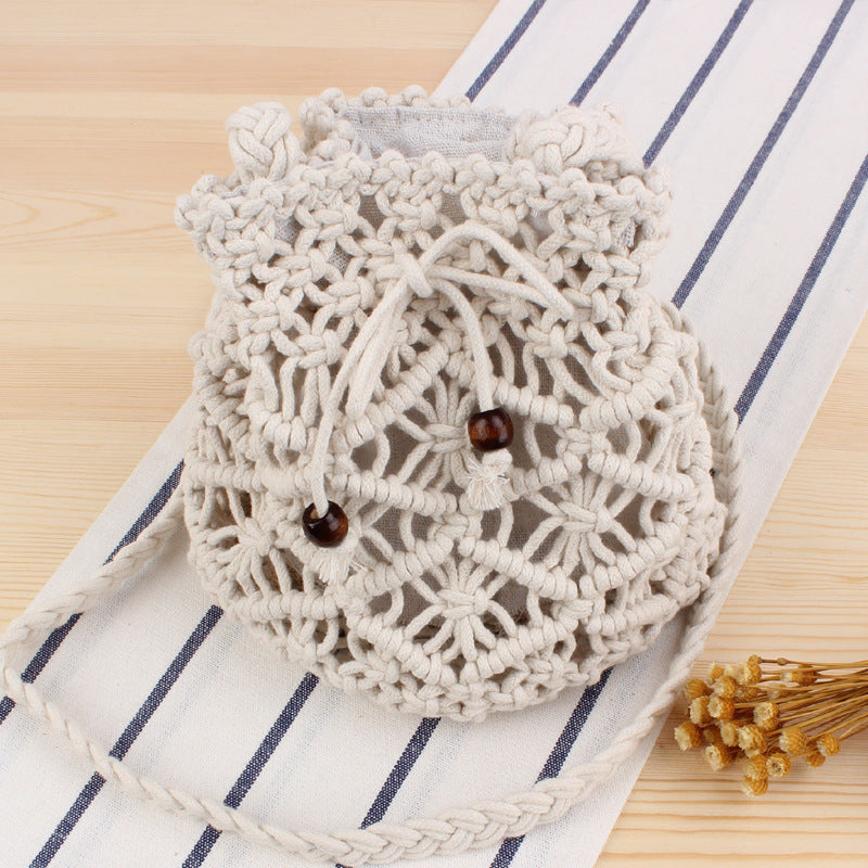 Hand-knotted shoulder bag Bowlift