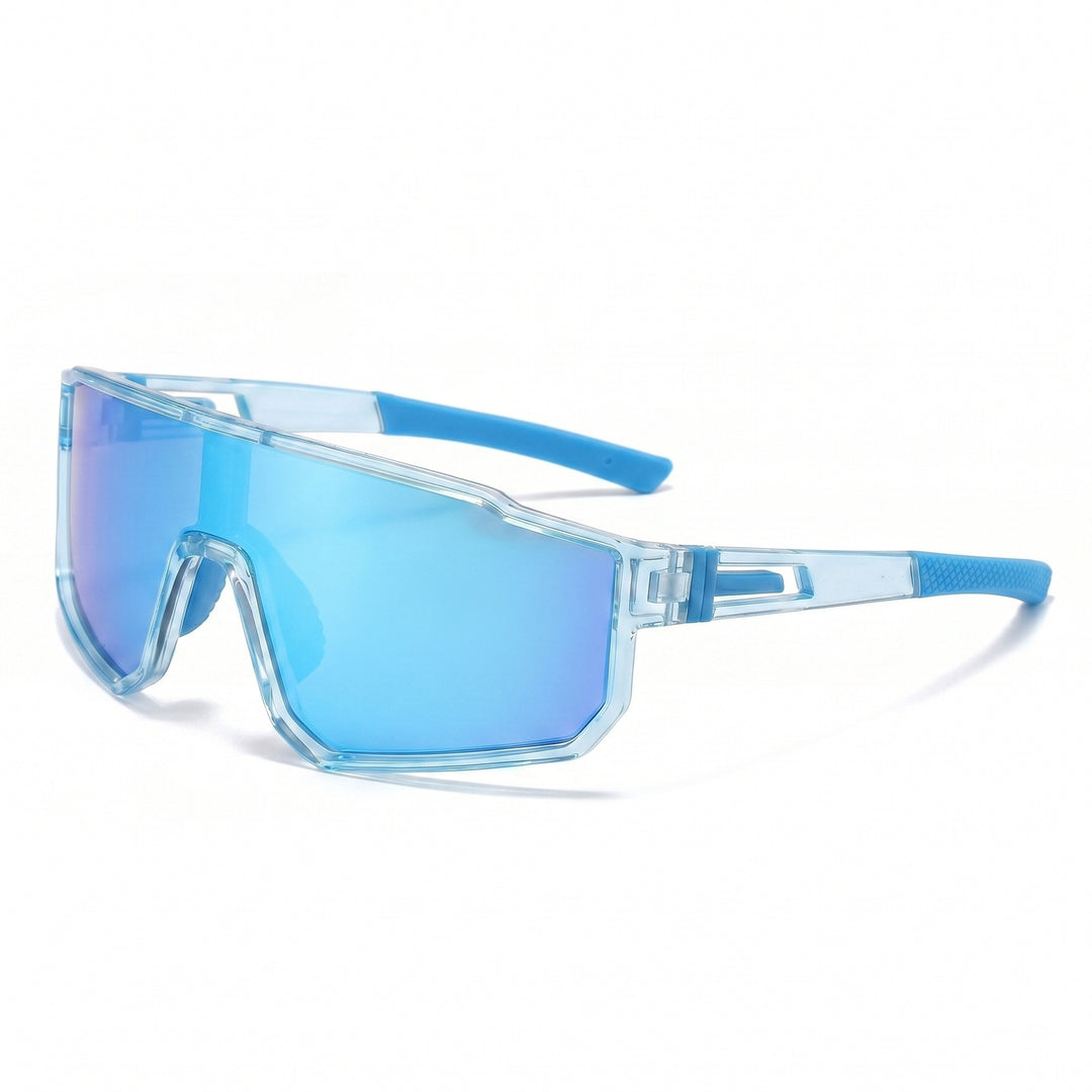 Women's sporty oversized shield sunglasses with UV400 protection, shatterproof polycarbonate lenses and non-slip temples Bowlift