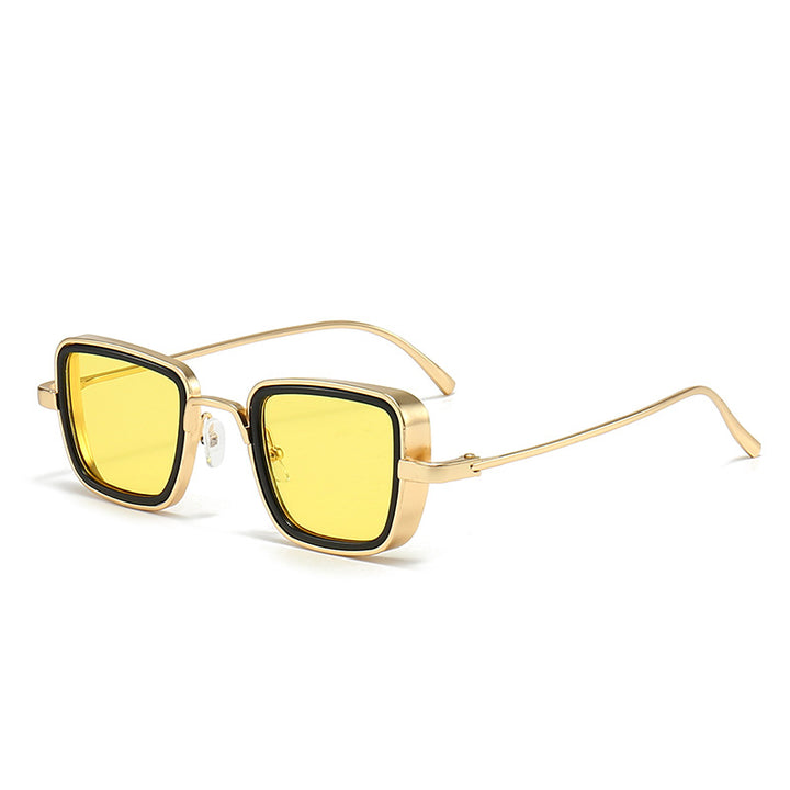 Women's stylish square sunglasses with elegant metal frame Bowlift