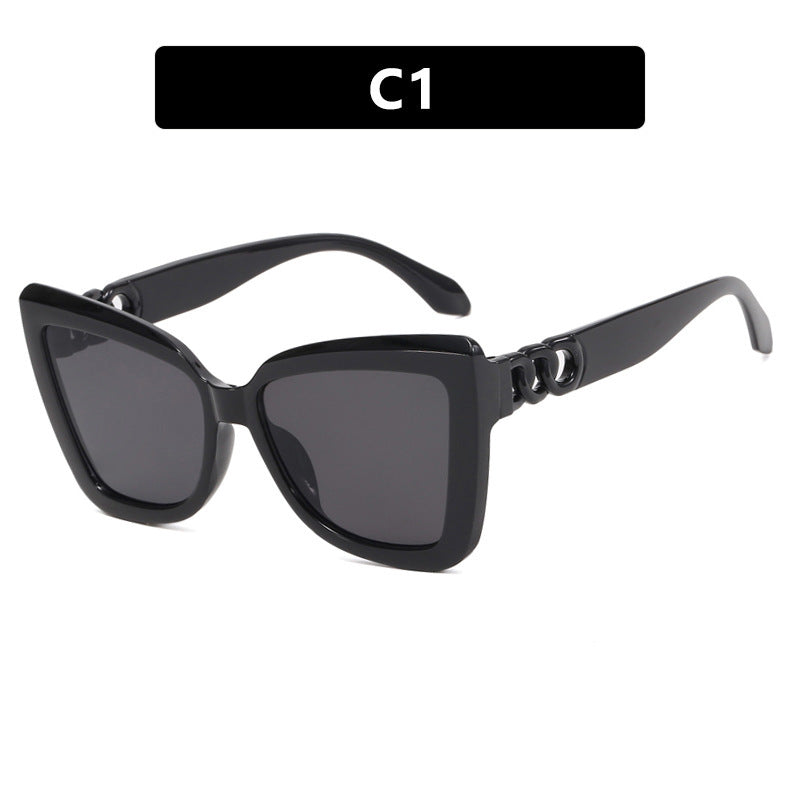 Women's large sunglasses in striking leopard design Bowlift