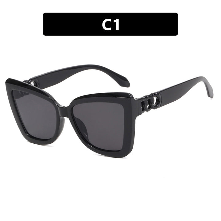 Women's large sunglasses in striking leopard design Bowlift