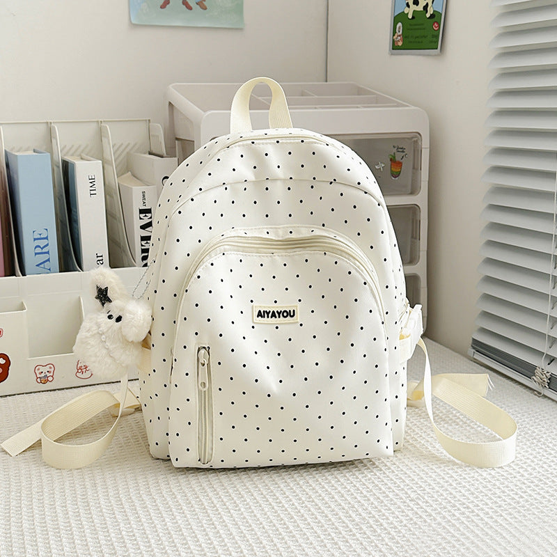 Charming Polka Dot Backpack