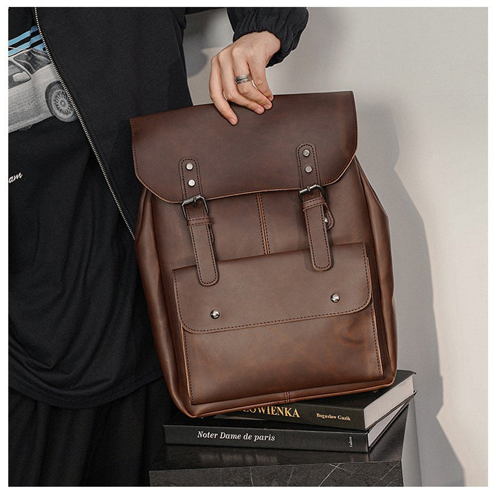 Elegant Backpack Made of Durable Faux Leather Bowlift
