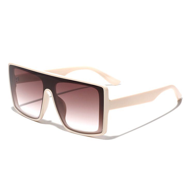Women oversized square sunglasses with luxurious tortoiseshell design Bowlift