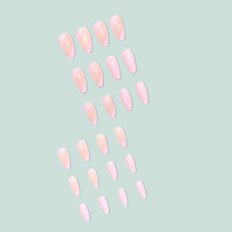 Artful Stiletto artificial nails with heart design Bowlift