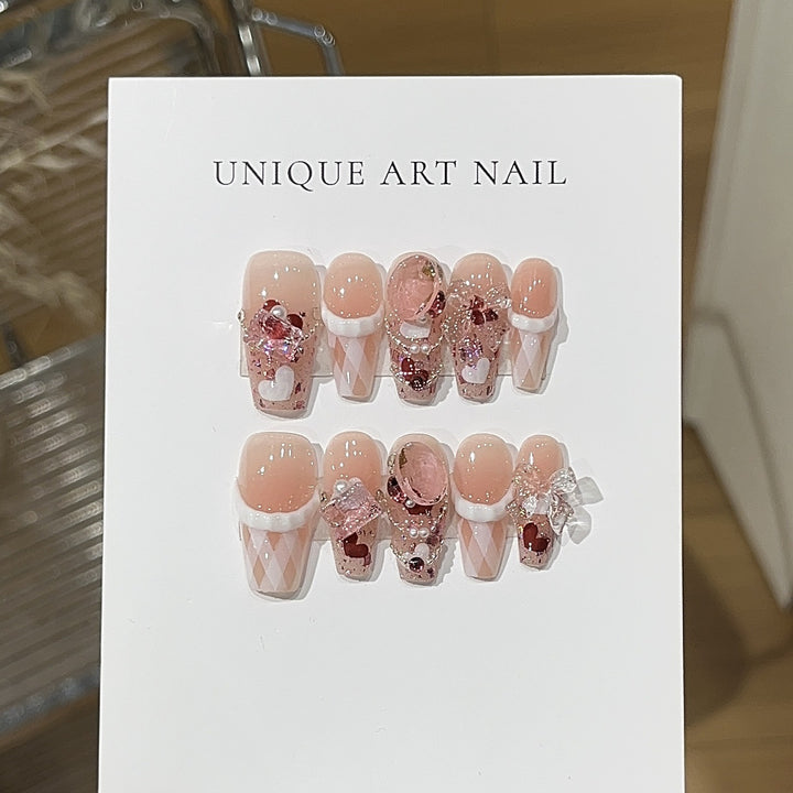 Nail Art Press-On Set Bowlift