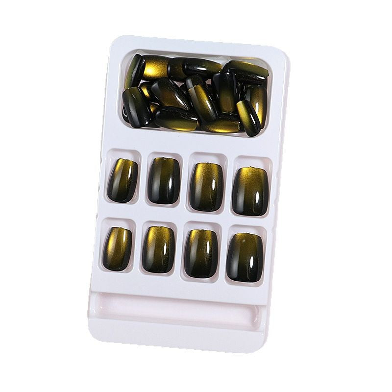 Glossy Metallic Press-On Nail Tips Bowlift