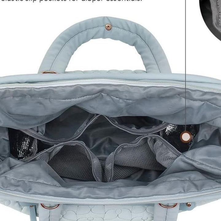 Quilted Travel Weekender Bag Bowlift