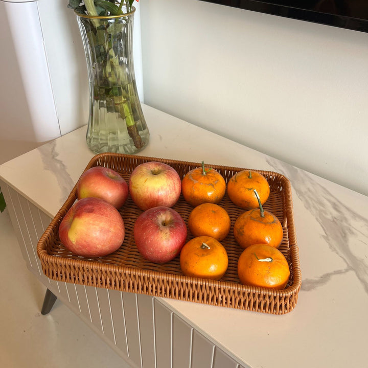Woven Fruit Serving Tray Bowlift