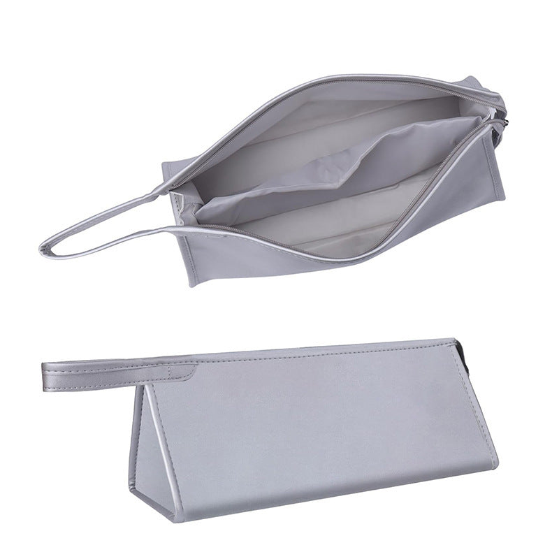 Cosmetic organizer bag for hair dryers and styling tools Bowlift