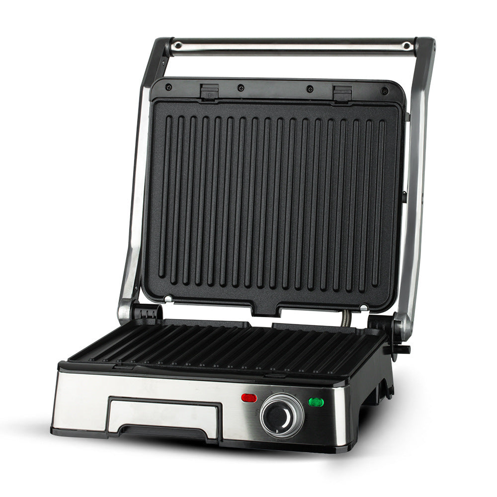 Electric Grill with Adjustable Temperature Control and Non-Stick Surface Bowlift