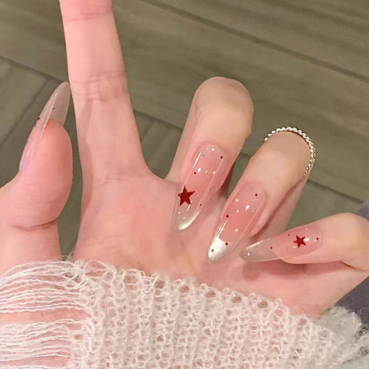 Decorative Press-On Nail Design Bowlift